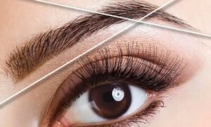 Eyes brow threading