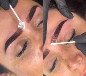 After care of microblading
