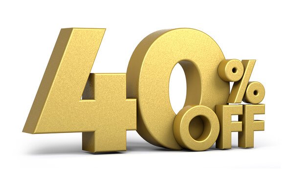 40% off